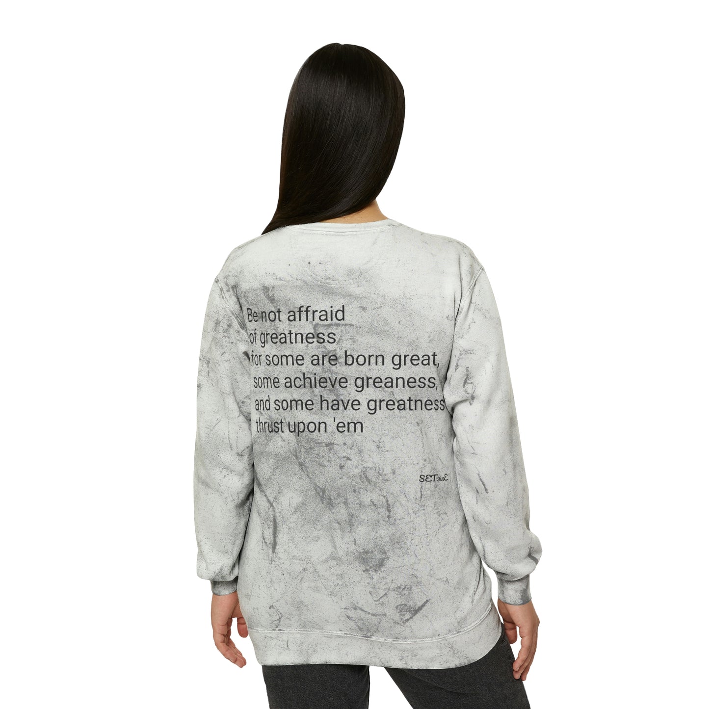 SET9 Unisex Color Blast Crewneck Sweater