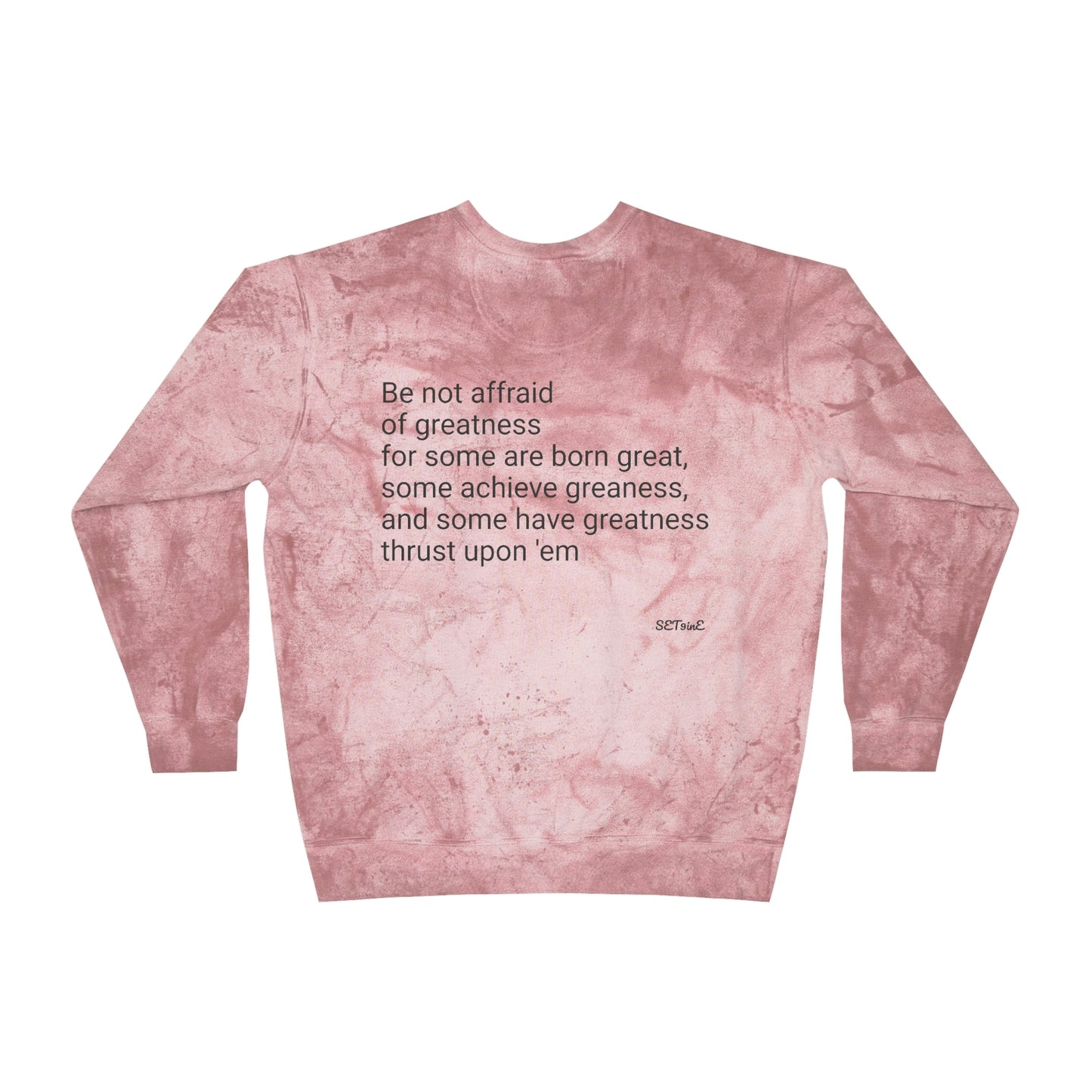 SET9 Unisex Color Blast Crewneck Sweater
