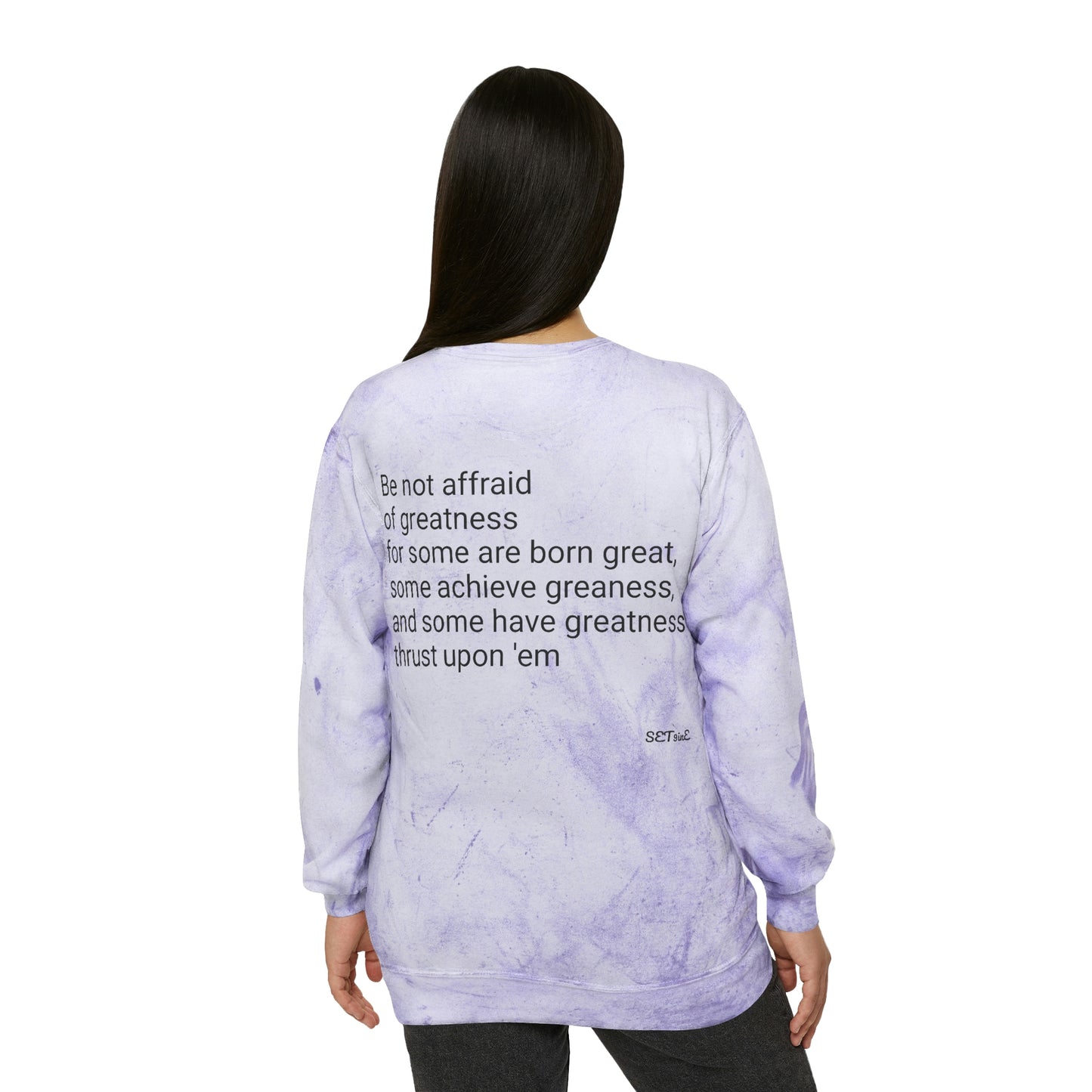 SET9 Unisex Color Blast Crewneck Sweater