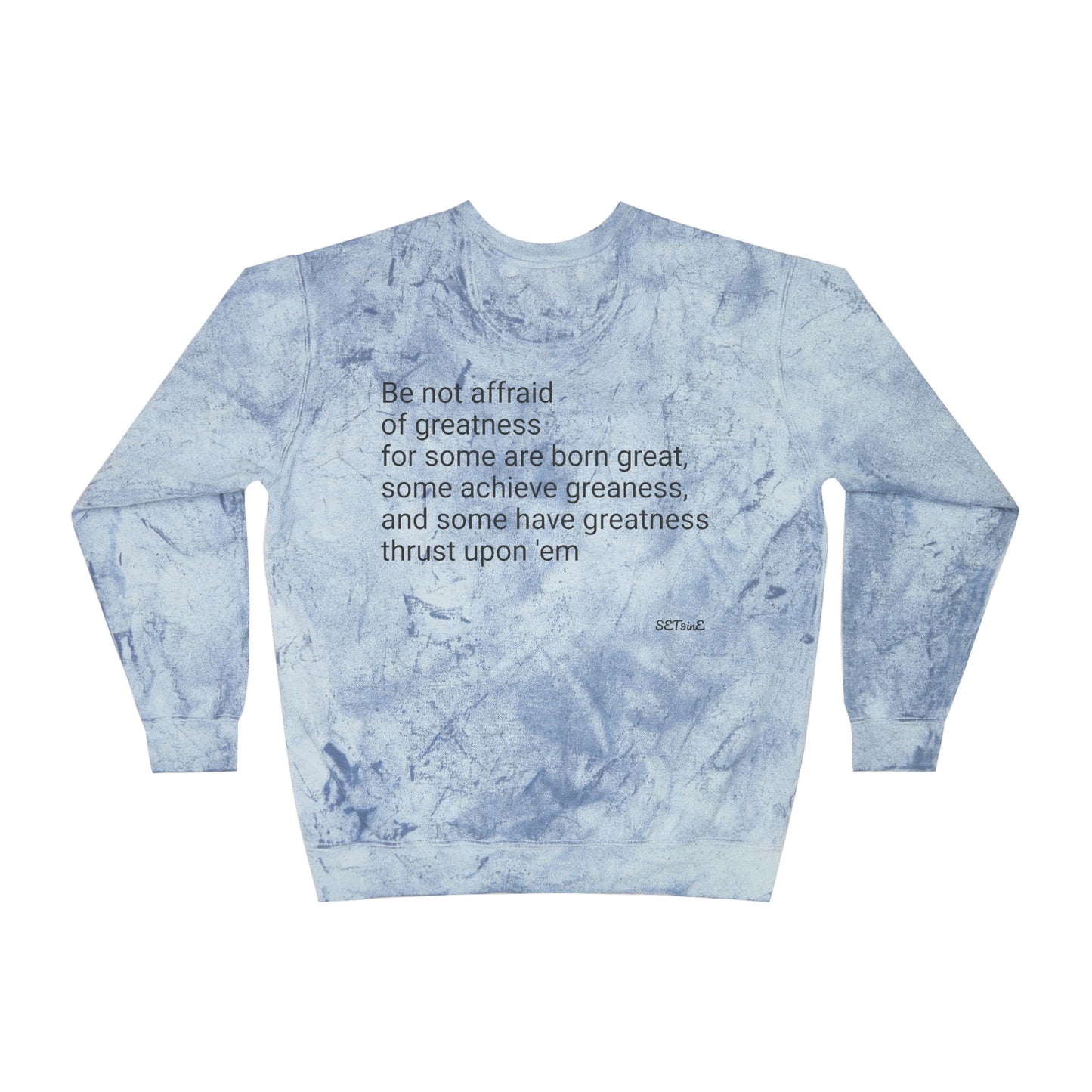 SET9 Unisex Color Blast Crewneck Sweater