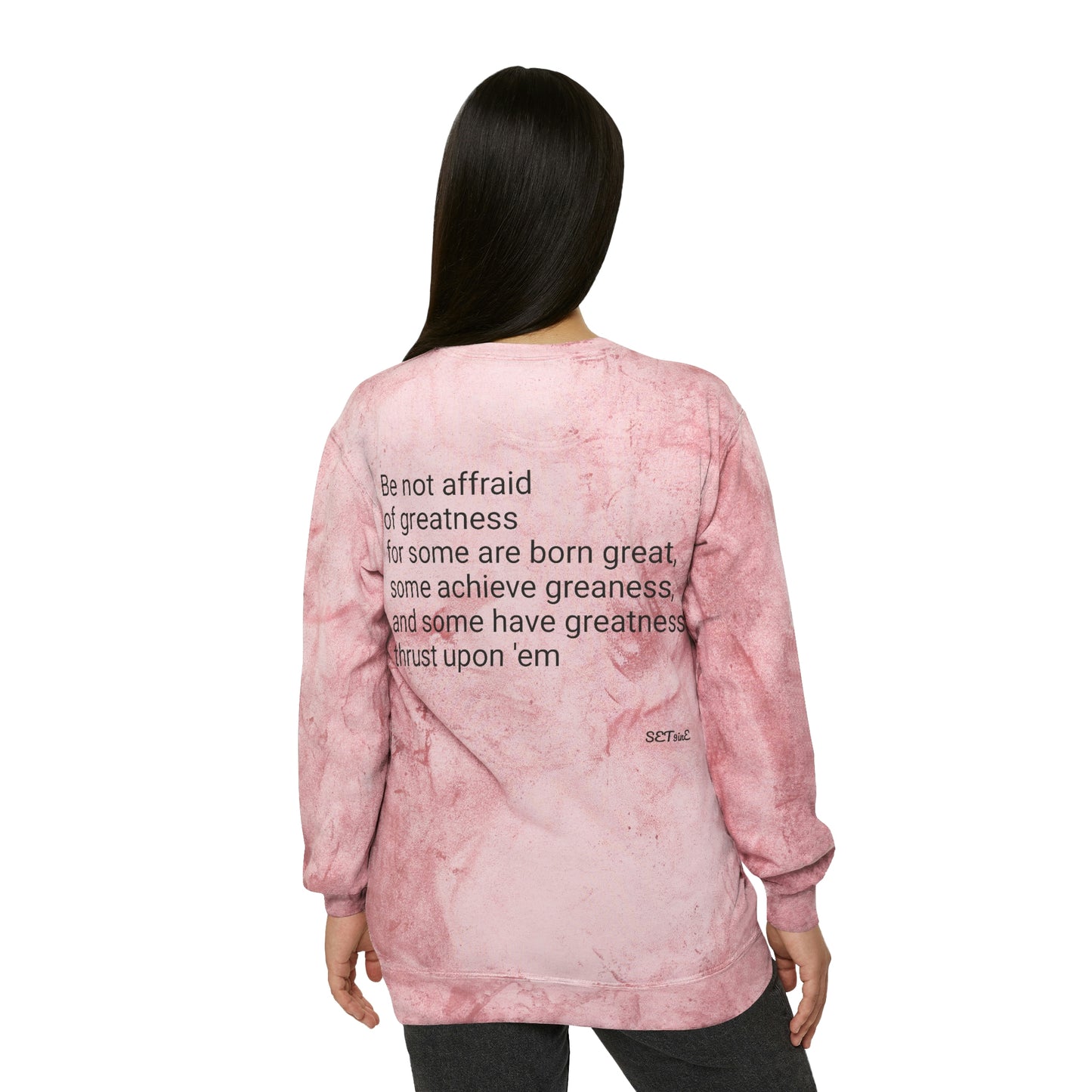SET9 Unisex Color Blast Crewneck Sweater