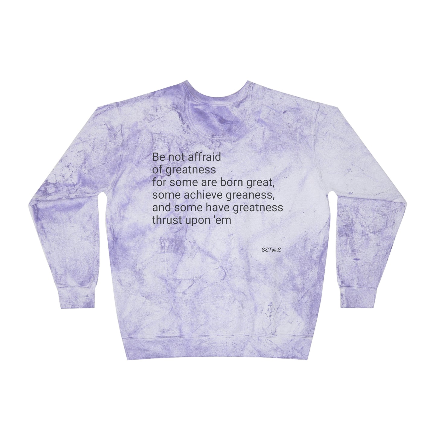 SET9 Unisex Color Blast Crewneck Sweater
