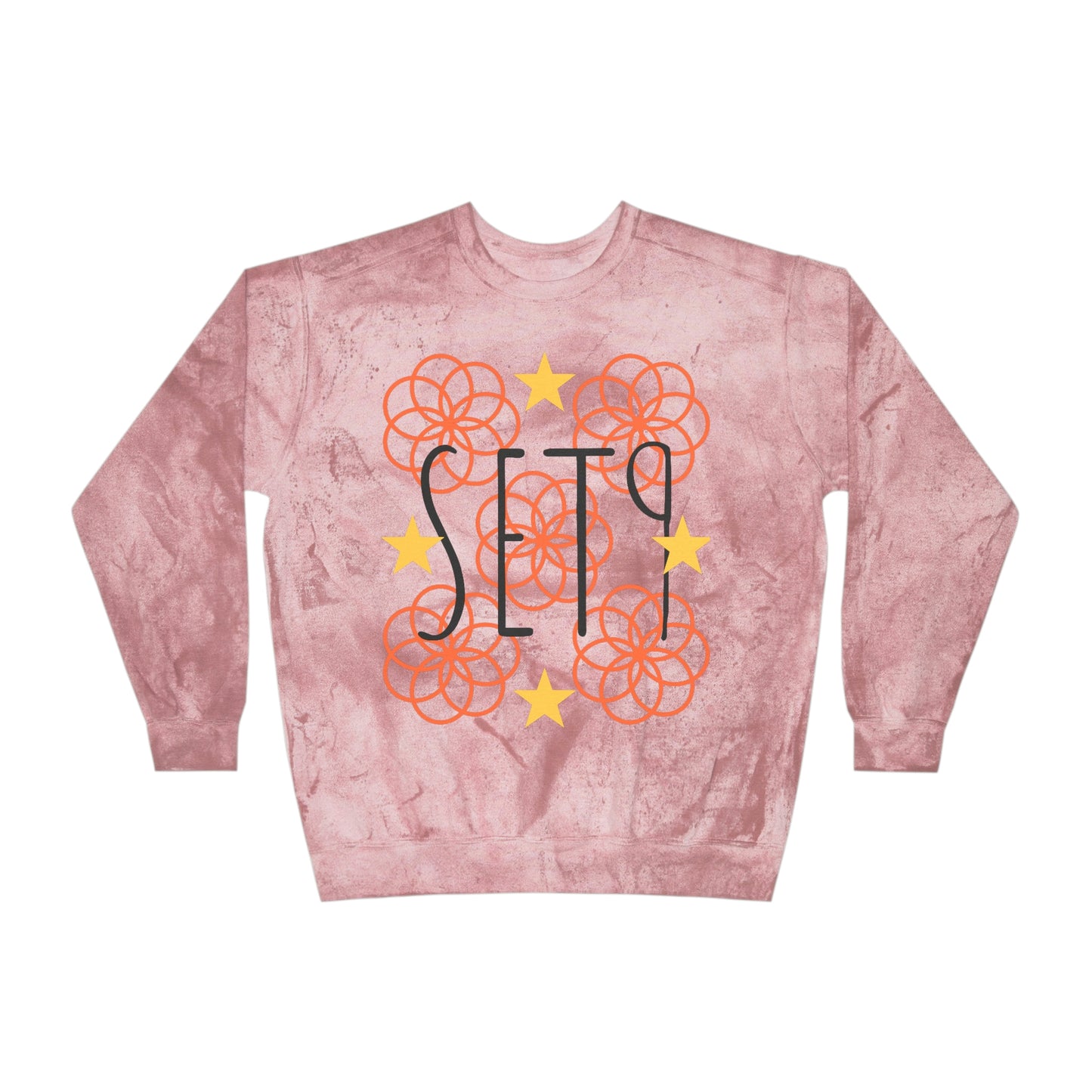 SET9 Unisex Color Blast Crewneck Sweater