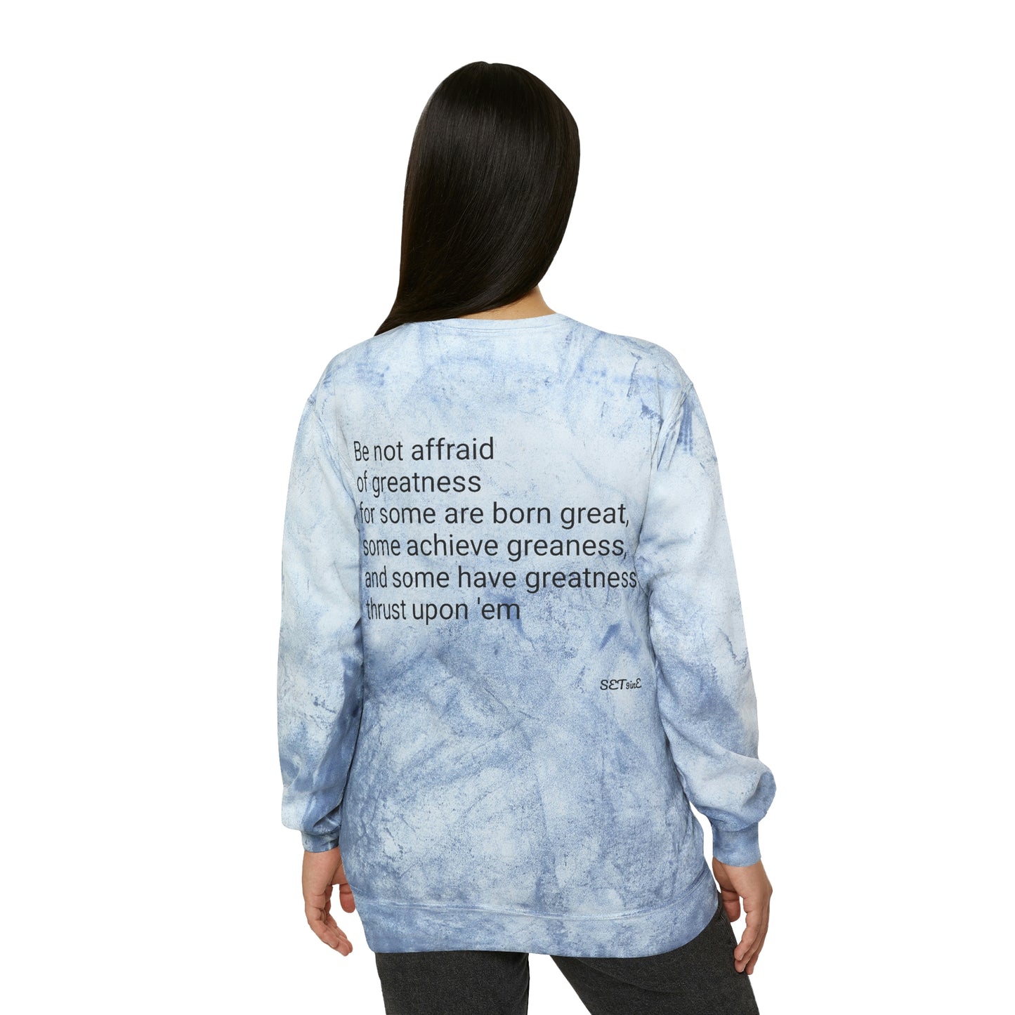 SET9 Unisex Color Blast Crewneck Sweater