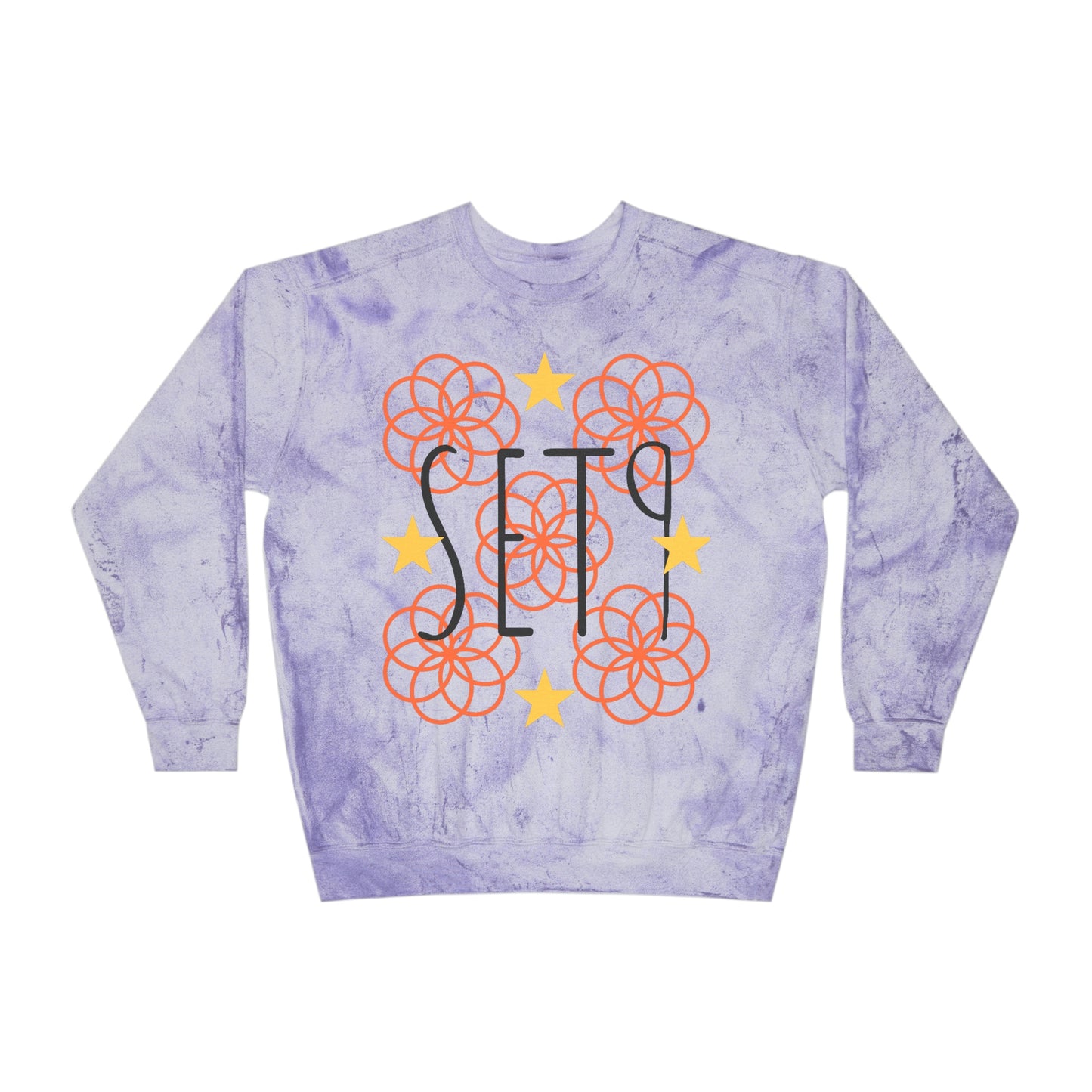 SET9 Unisex Color Blast Crewneck Sweater