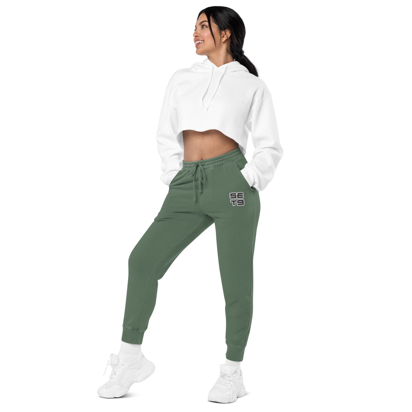 SET9 Unisex pigment-dyed sweatpants