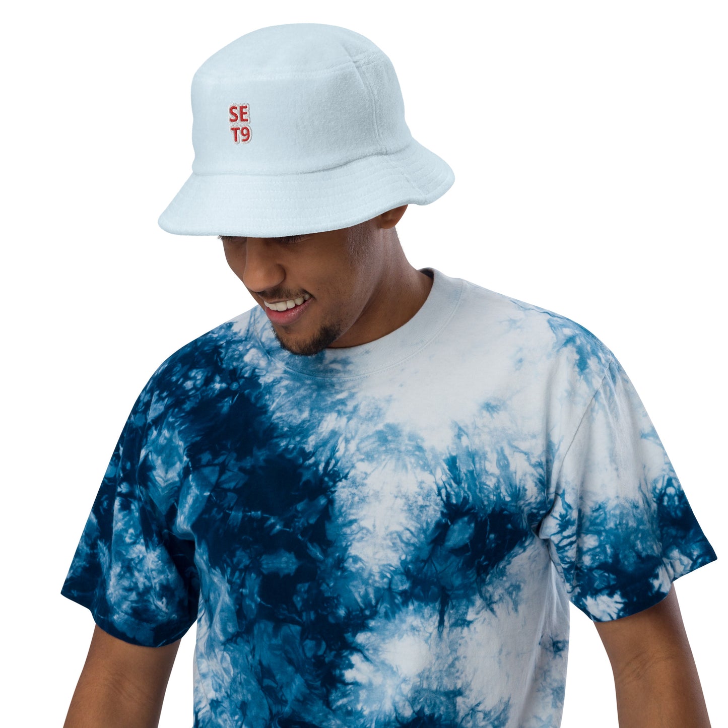 SET9 Unstructured Terry Cloth Bucket Hat