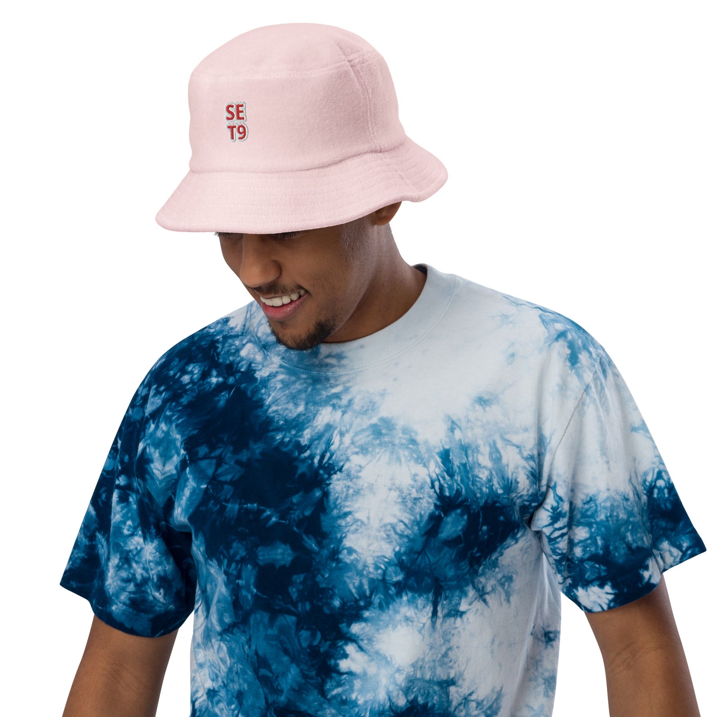 SET9 Unstructured Terry Cloth Bucket Hat