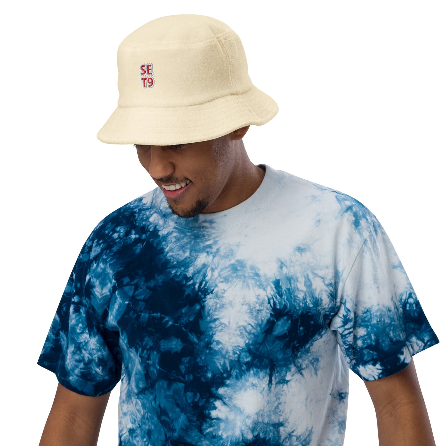 SET9 Unstructured Terry Cloth Bucket Hat