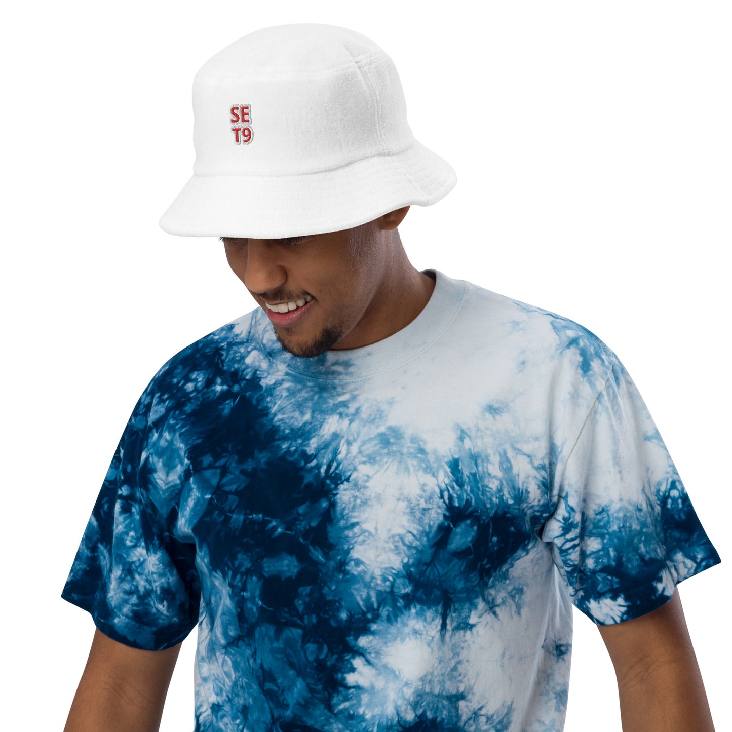 SET9 Unstructured Terry Cloth Bucket Hat